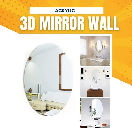 Flexible Oval Shape Mirror