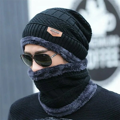 Wool Cap & Neck Warmer ( Premium Quality )