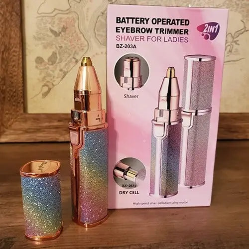 2 In 1 Rechargeable Eyebrow Trimmer