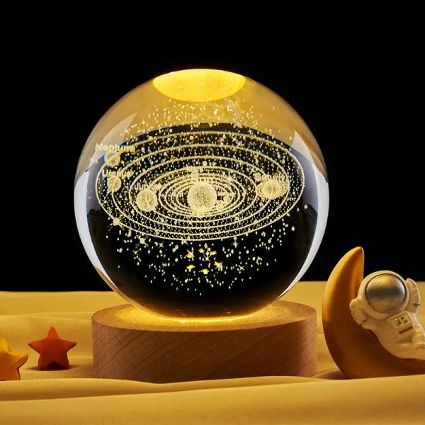 3D Led Crystal Ball Lamp