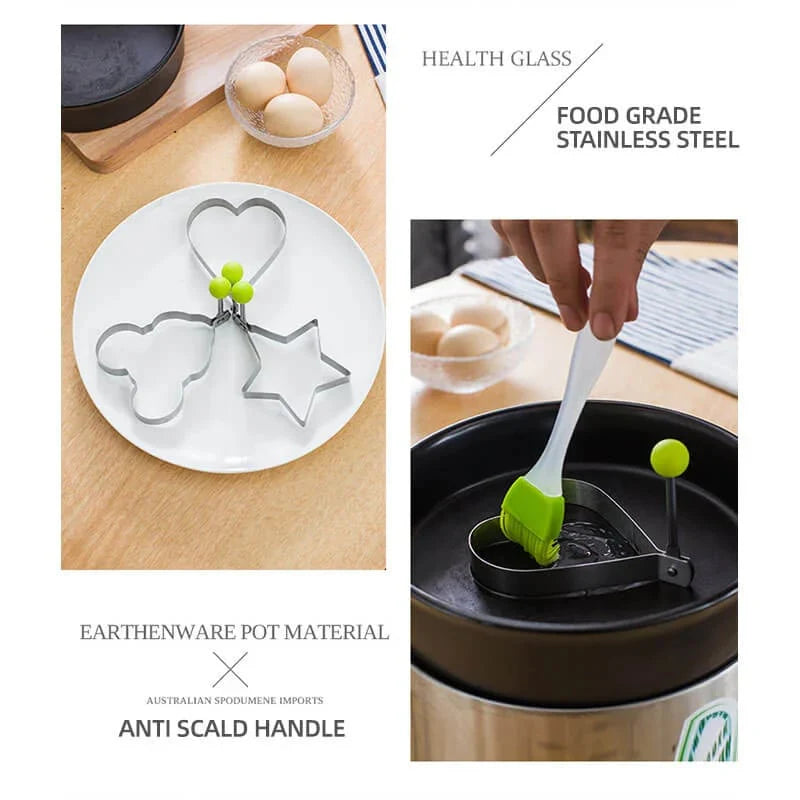 Fried Egg Molds ( Pack Of 4 )
