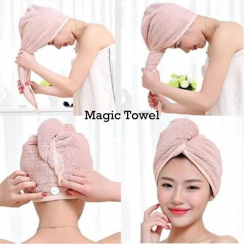 Hair Dry Towel Cap