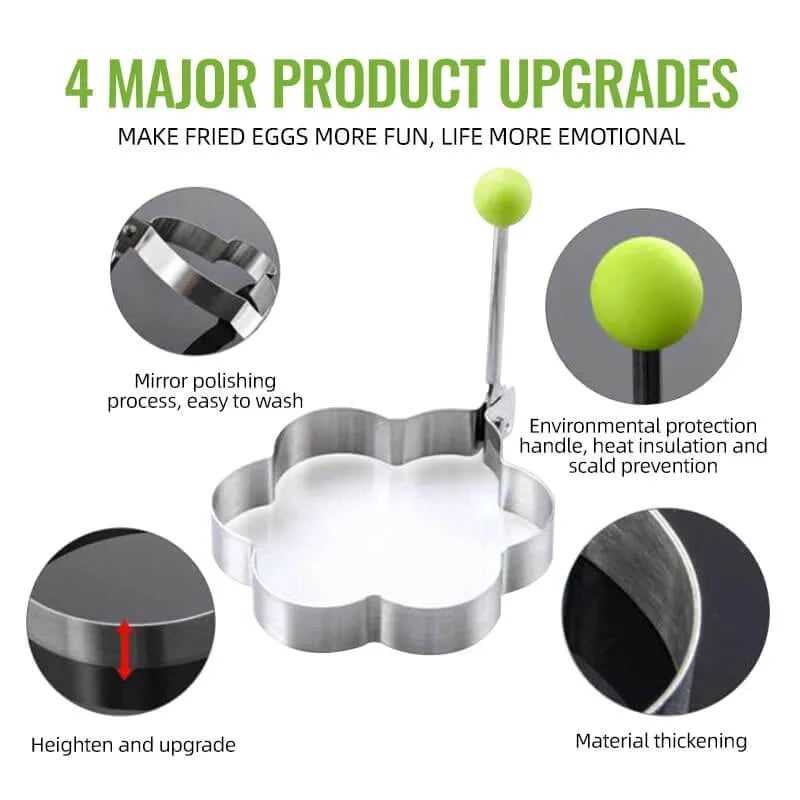 Fried Egg Molds ( Pack Of 4 )